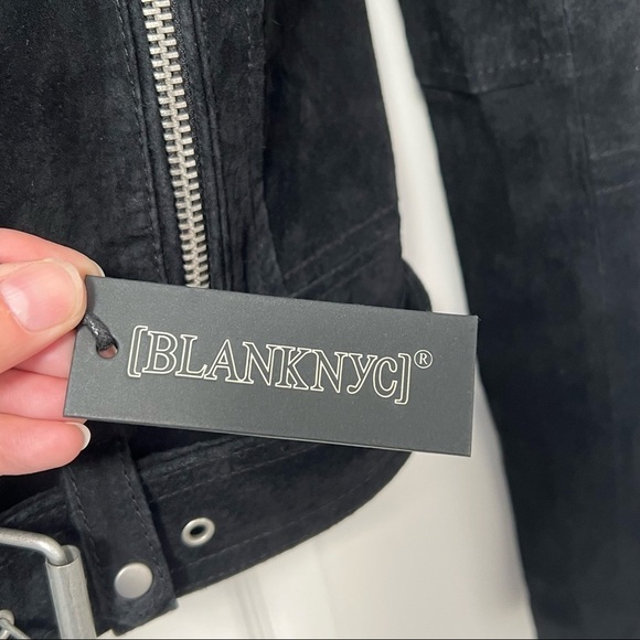 NWT Blank NYC Suede Moto Jacket XS​ - Picture 11 of 11